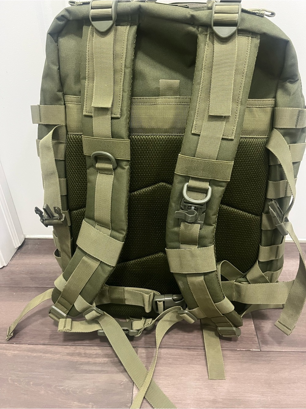 USCCA Military Green Tactical Backpack Adjustable Straps Multi Pocket - Picture 5 of 6